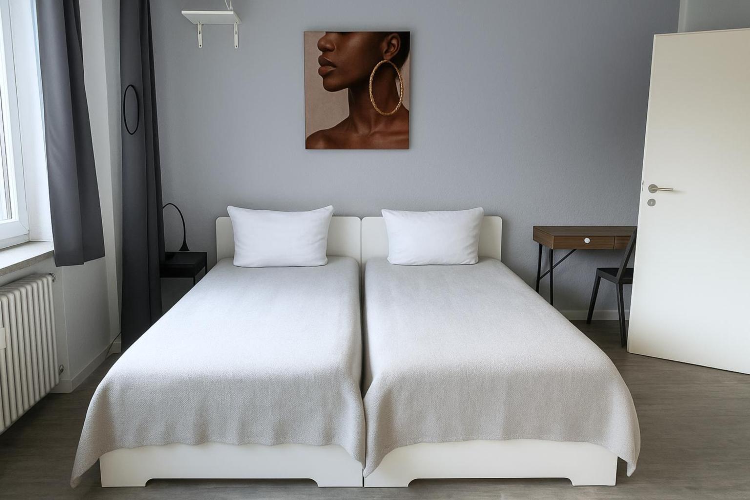 Vaz Apartments Essen, Kueche, Wlan, Tv, Netflix, Ca 15 Min Messe U Hbf Luaran gambar